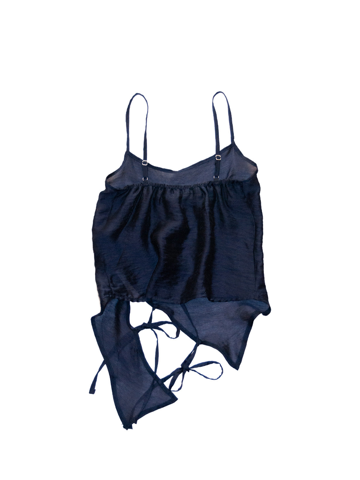 PANAREA TOP IN MIDNIGHT BLUE TENCEL