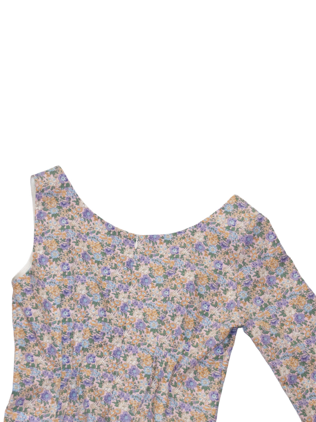 SICILIA TOP IN BLOOMY PURPLE COTTON