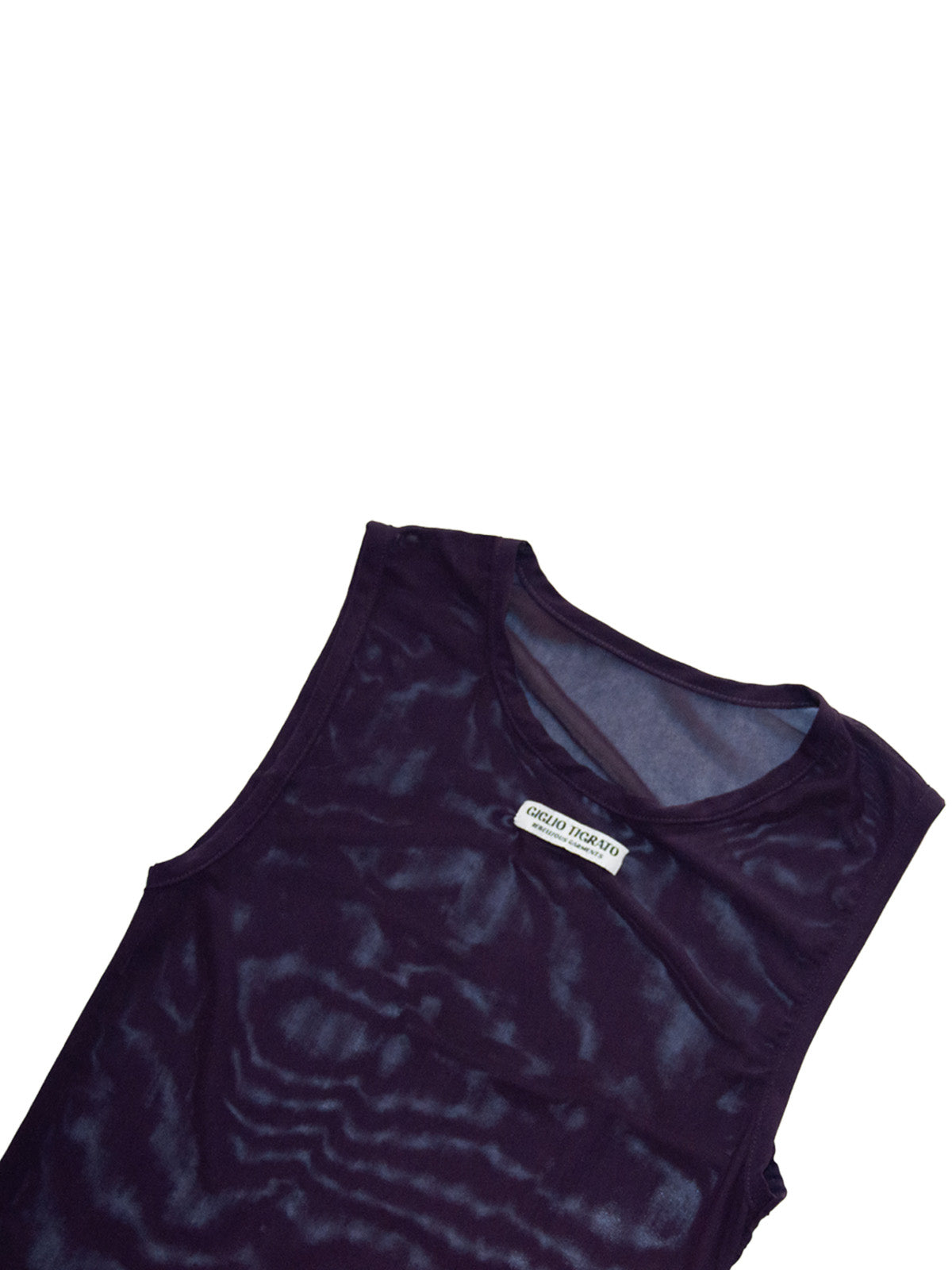 MAUI TOP IN PURPLE MESH
