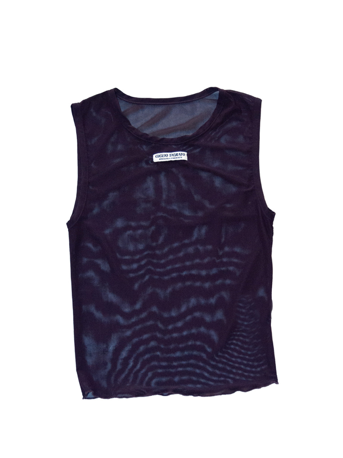 MAUI TOP IN PURPLE MESH