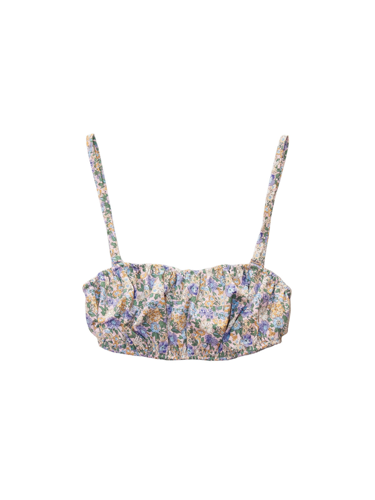 PALAWI BRALETTE IN BLOOMY PURPLE COTTON