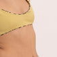 Noha Bralette in Yellow Cotton