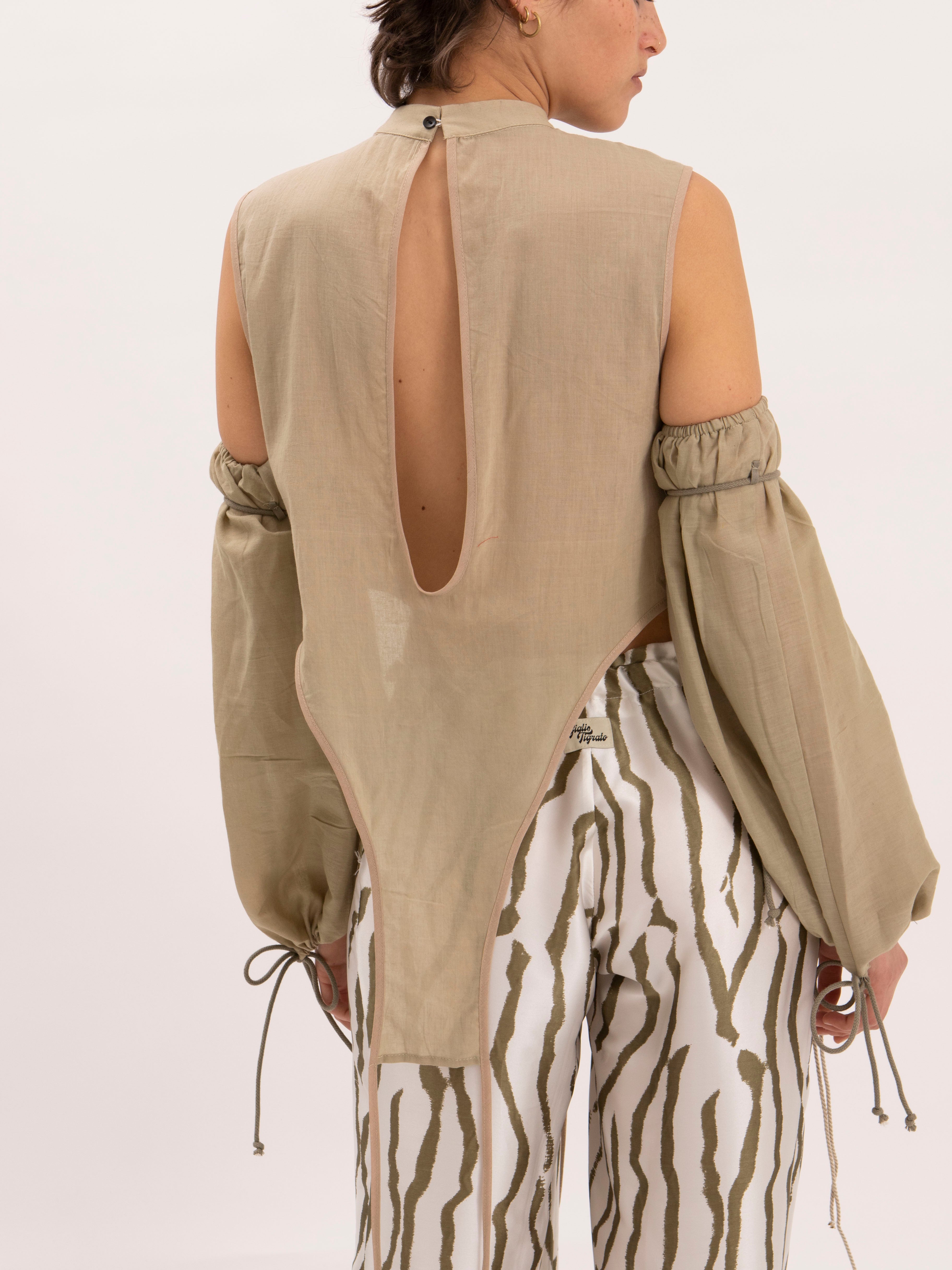 Sleeves, back view, accessory, unique