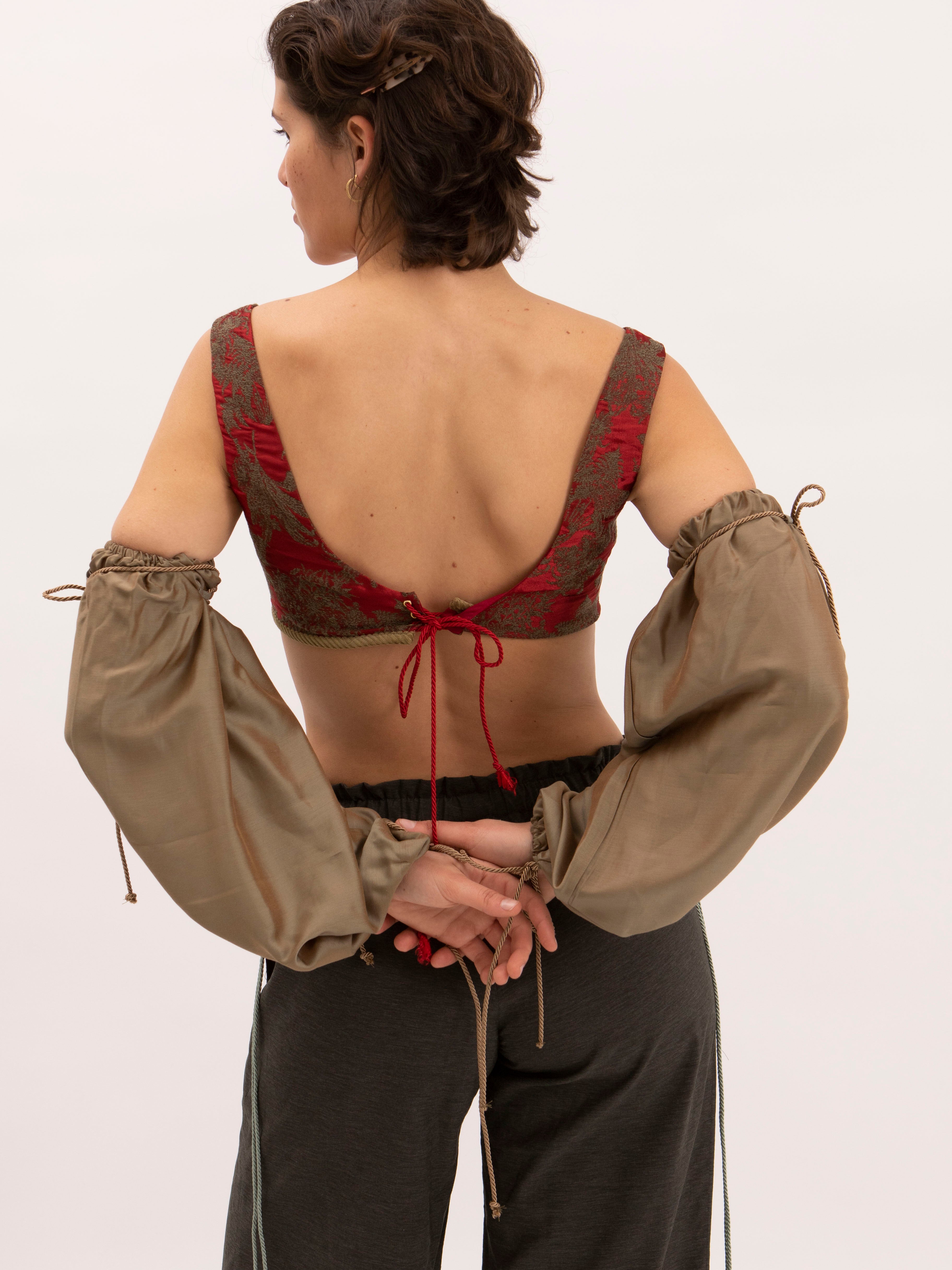 Sleeves, back view, accessory, unique