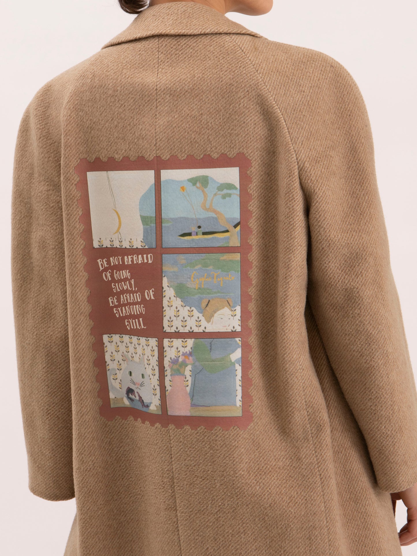 Vintage Wool Coat w/ The Harmony Stamp