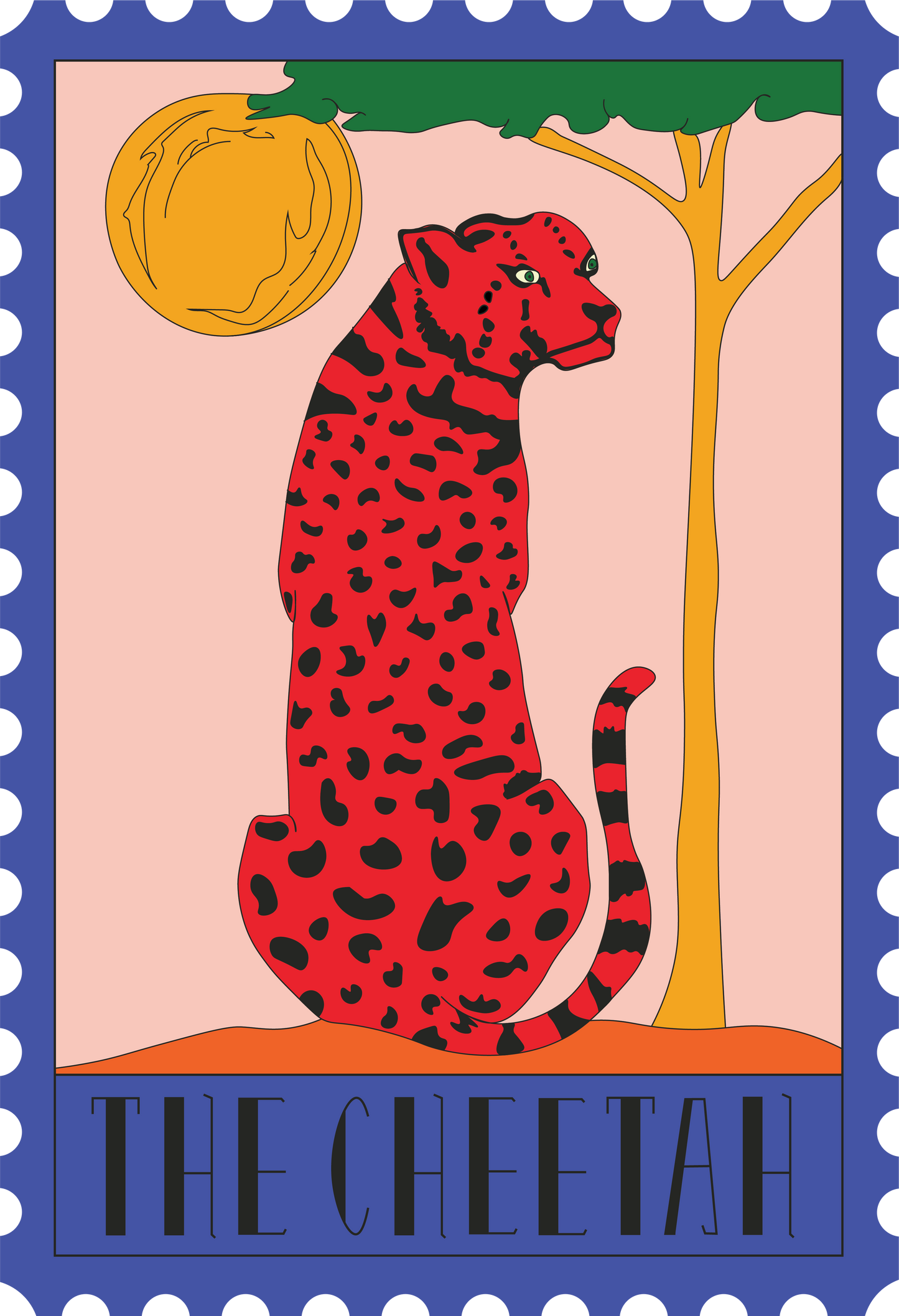 PERSONALIZATION THE CHEETAH STAMP