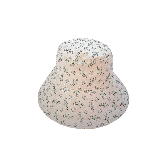 Olivia Bucket Hat in Bloomy Jacquard XL visor