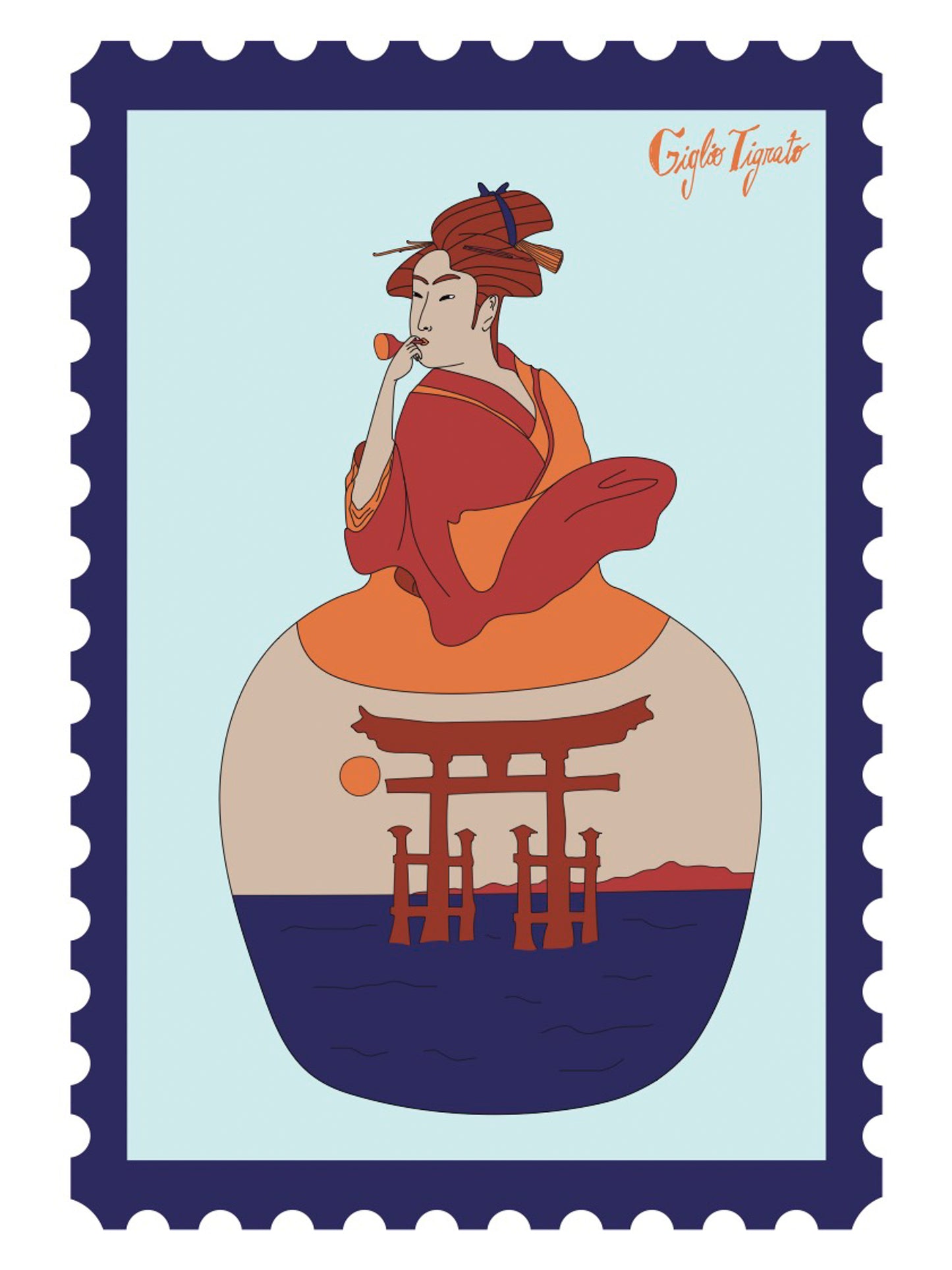 PERSONALIZATION THE GEISHA STAMP